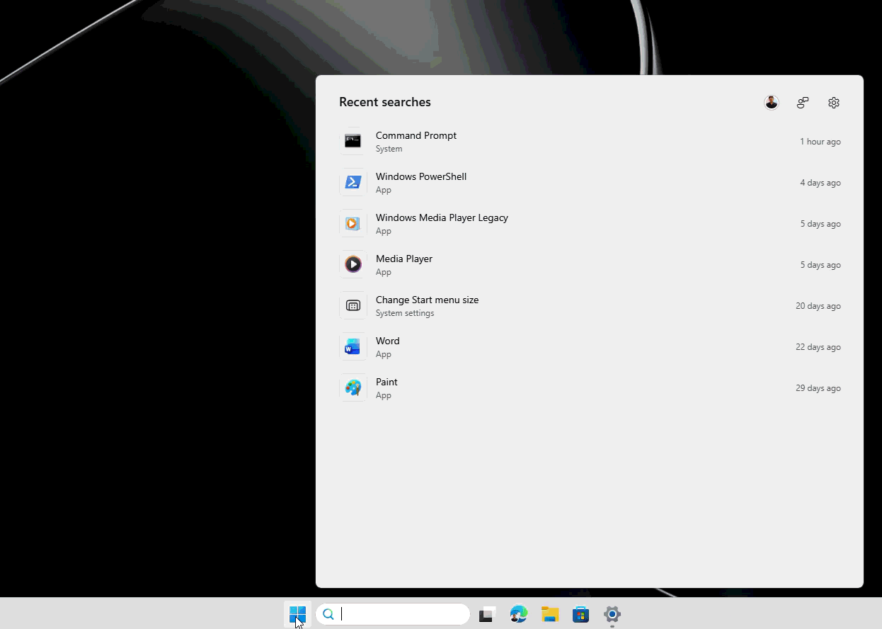 Windows Search bây giờ mở rất nhanh
