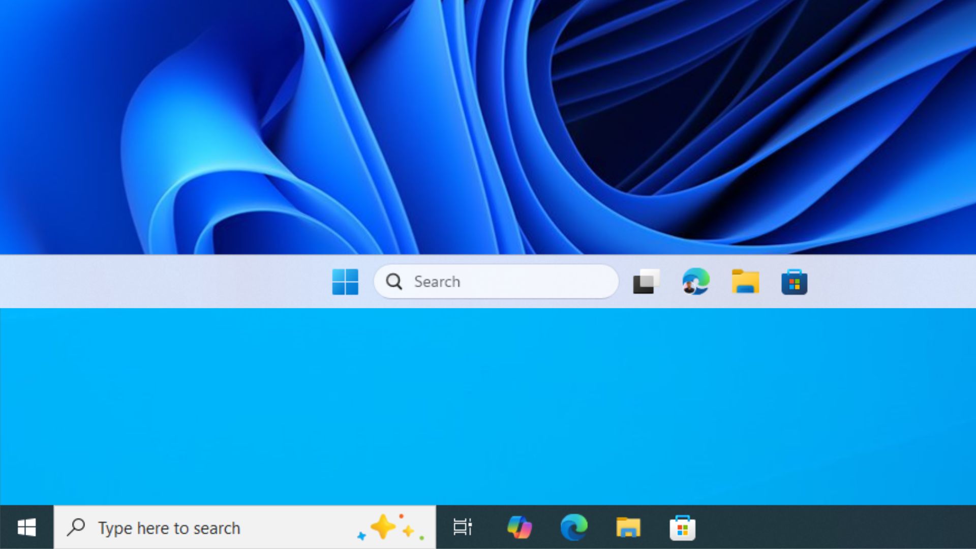 So sánh thanh tác vụ Windows 11 và Windows 10