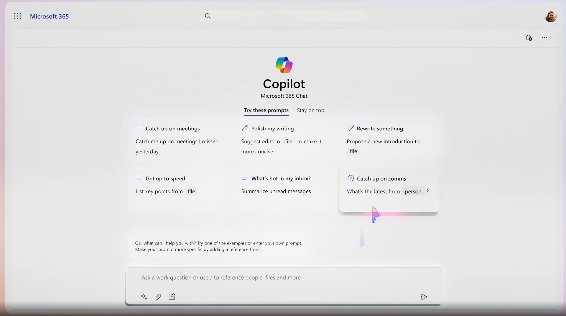 Phi công phụ Trò chuyện Microsoft 365