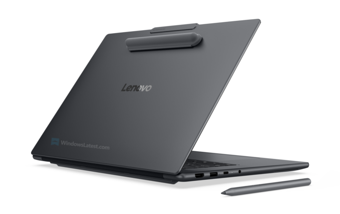 Hộp đựng bút từ tính trong Lenovo Yoga Pro 9n