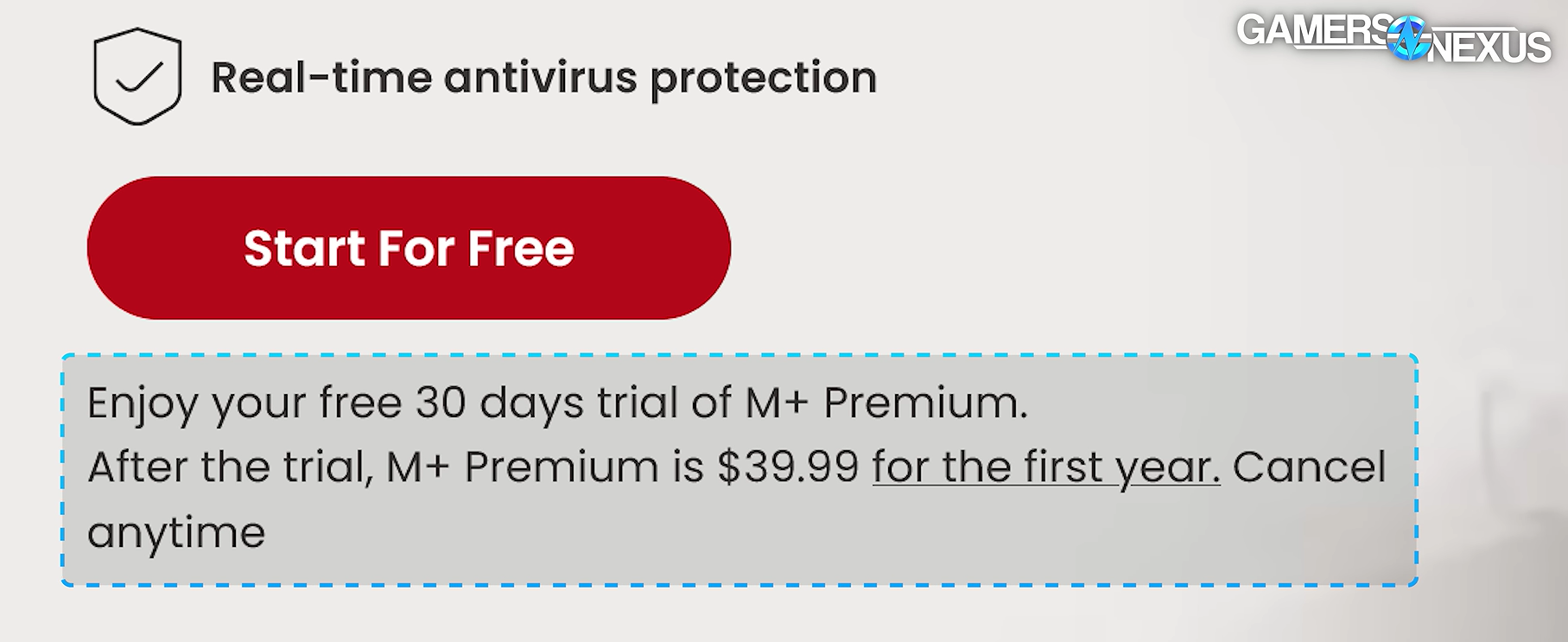 Gói cao cấp của McAfee