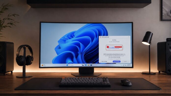 Microsoft cho biết Windows 11 không có chỗ cho quảng cáo và LG đã đồng ý tắt cửa sổ bật lên McAfee của họ