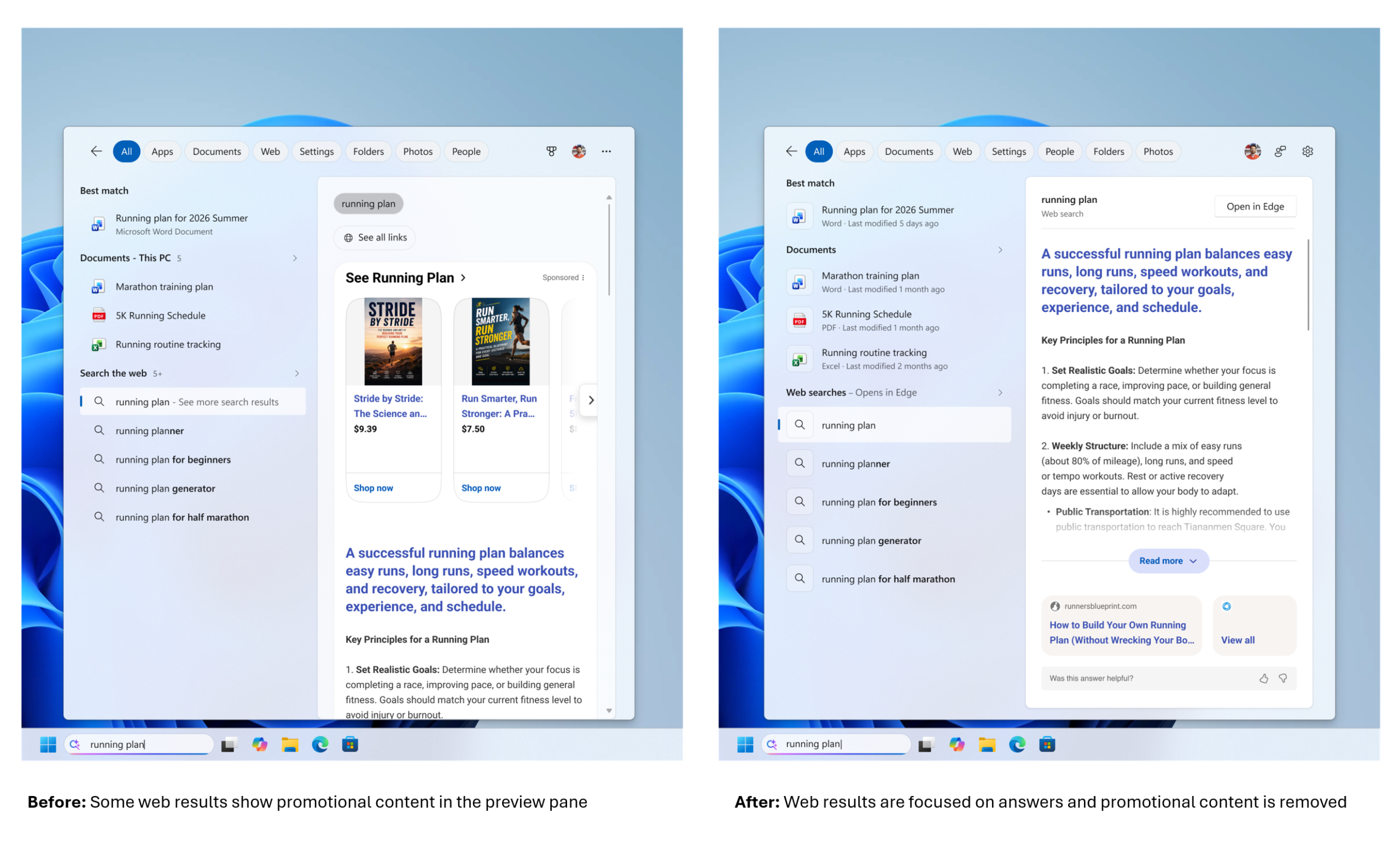 Microsoft ngừng hiển thị kết quả được tài trợ trong Windows Search.