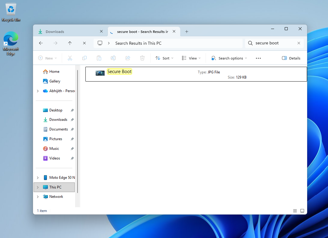 Tìm kiếm file trong This PC mất hơn 5 phút mới có kết quả